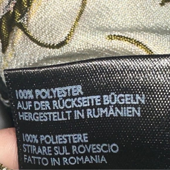 Urban Outfitters Floral Embroidered Textured Pelmet Mini Skirt Medium Green - Picture 7 of 10